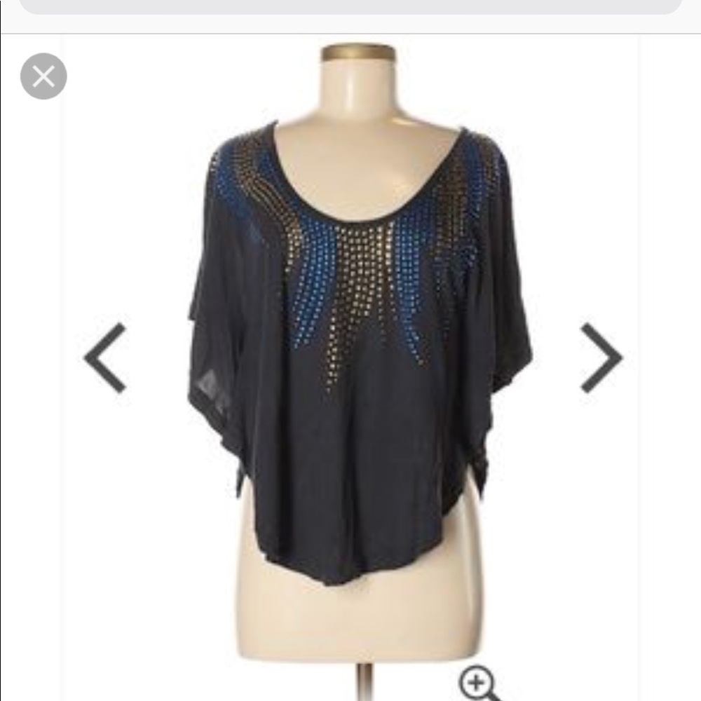 Grey Free People Top